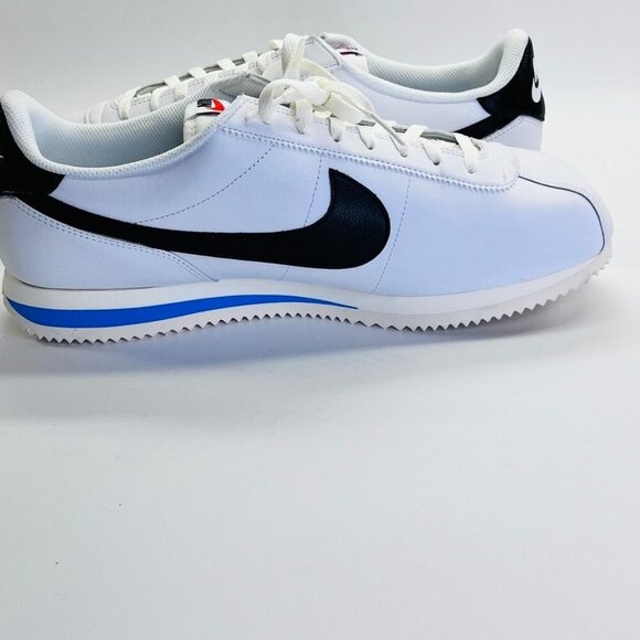 Nike Cortez '23 Men's Size 13 White Black Photo Blue  Sneakers DM4044-100 - Picture 6 of 14